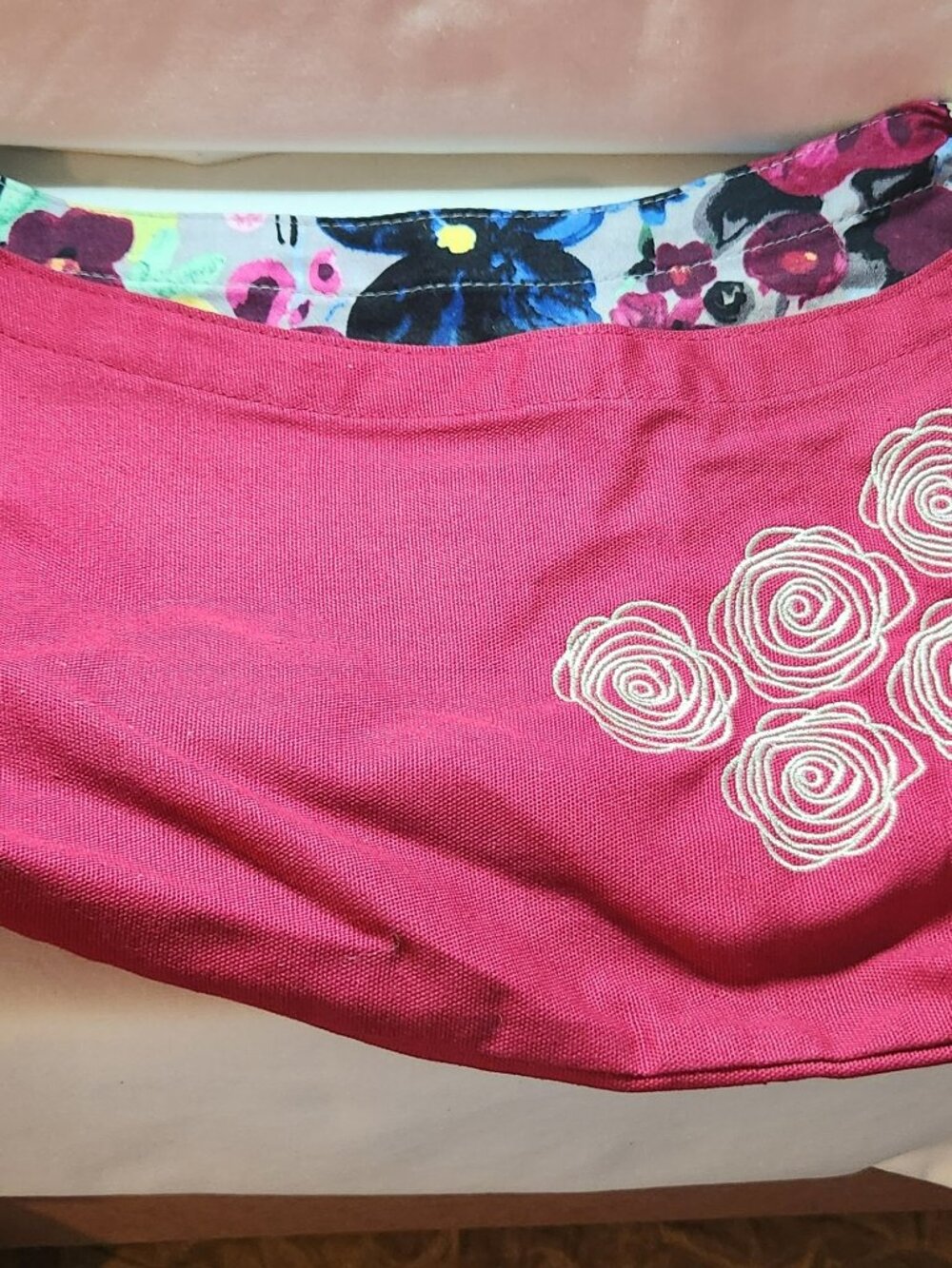 Lot of two thirty-one bag covers red & floral GUC